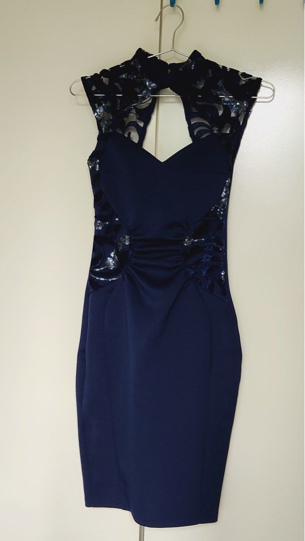 LIPSY LONDON elegant dark blue sequin mesh embroidered dress bodycon, Women's Fashion, Dresses & Sets, Dresses on Carousell LIPSY LONDON elegant dark blue sequin mesh embroidered dress bodycon, Women's Fashion, Dresses & Sets, Dresses on Carousell