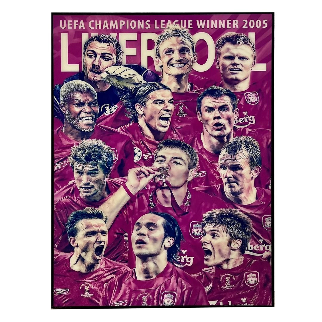 LIVERPOOL 2005 CHAMPIONS LEAGUE FINAL SQUAD visual data 8