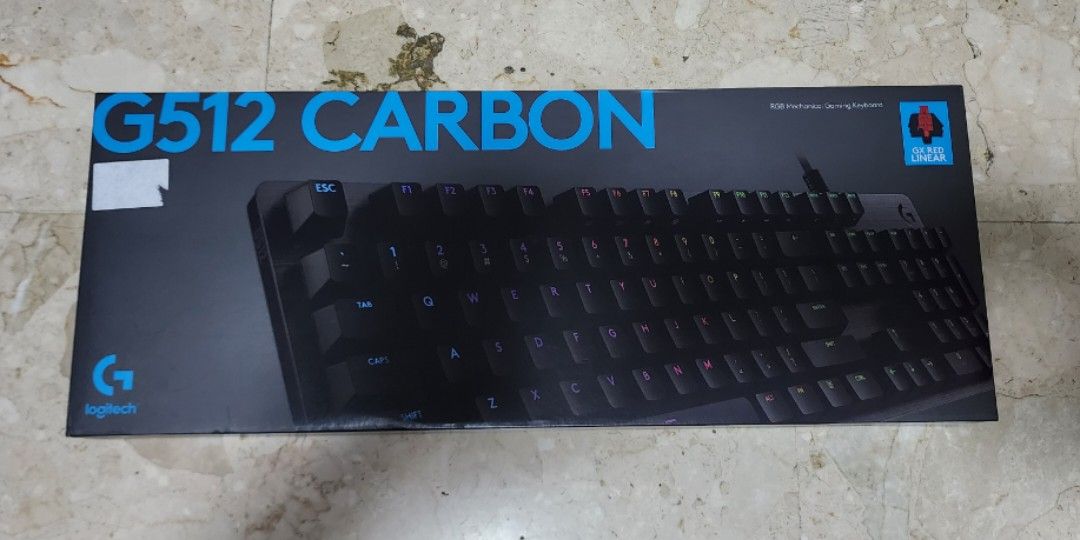 Logitech G512 Carbon (GX Red Linear), Computers & Tech, Parts ...