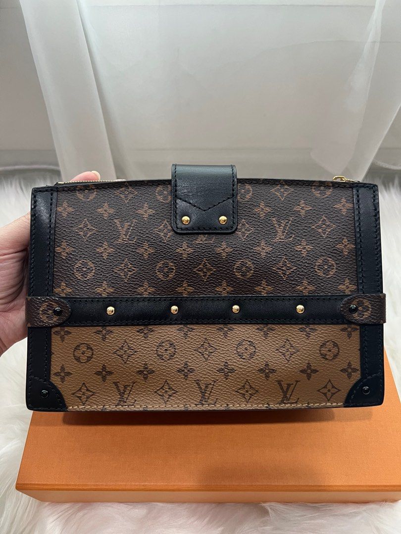 💯 Authentic Louis Vuitton Reverse Monogram Canvas Trunk Clutch, Luxury,  Bags & Wallets on Carousell