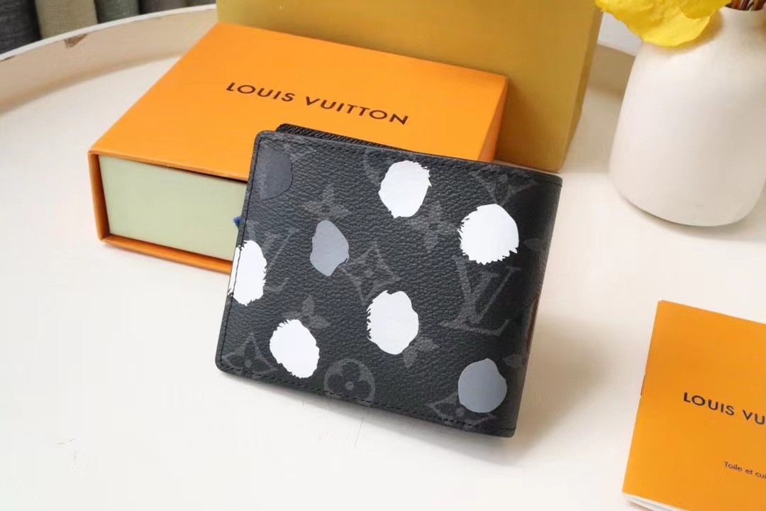 LV x YK Multiple Wallet Monogram Eclipse - Wallets and Small Leather Goods