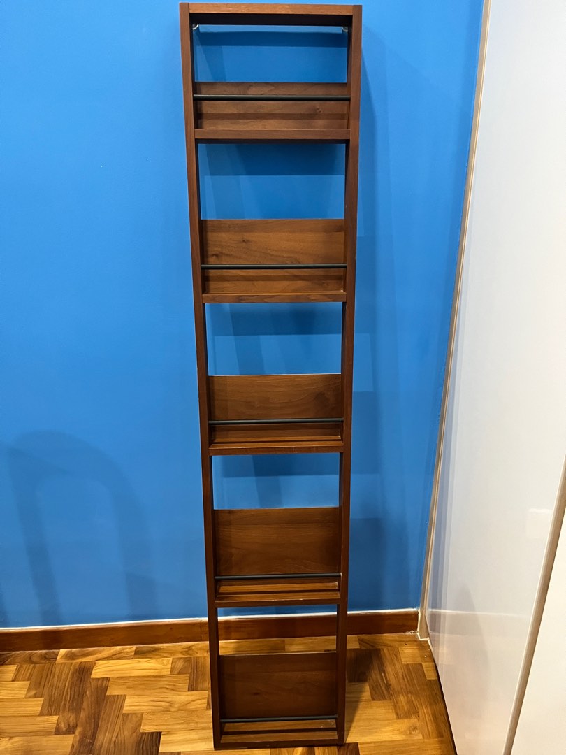 Japanese branded magazine rack book shelf, Furniture & Home Living ...