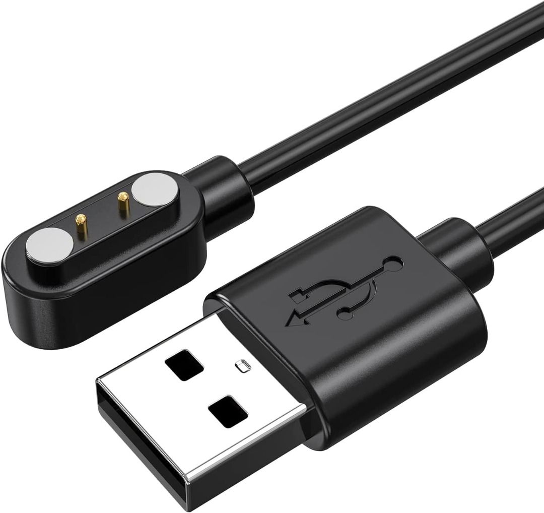 Magnetic Smart Watch Charger 2 pin for Willful Ancable 2 Pin Smartwatch Charger Cable Compatible with LETSCOM YAMAY SW023 Willful SW021 SW025 Letsfit ID206 ID205L ID205U ID205S ID216 Computers Tech Pa...