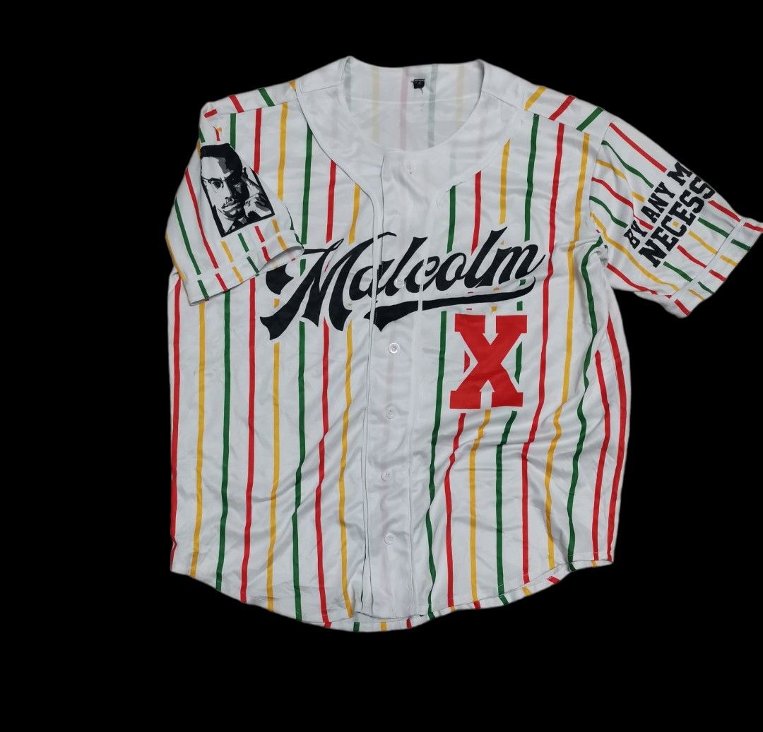 Malcolm X baseball jersey