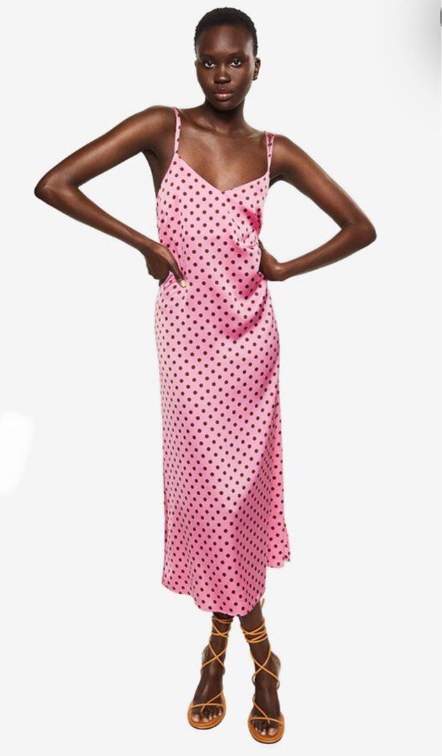 Mango Satin Dress Women s Fashion Dresses Sets Dresses on Carousell