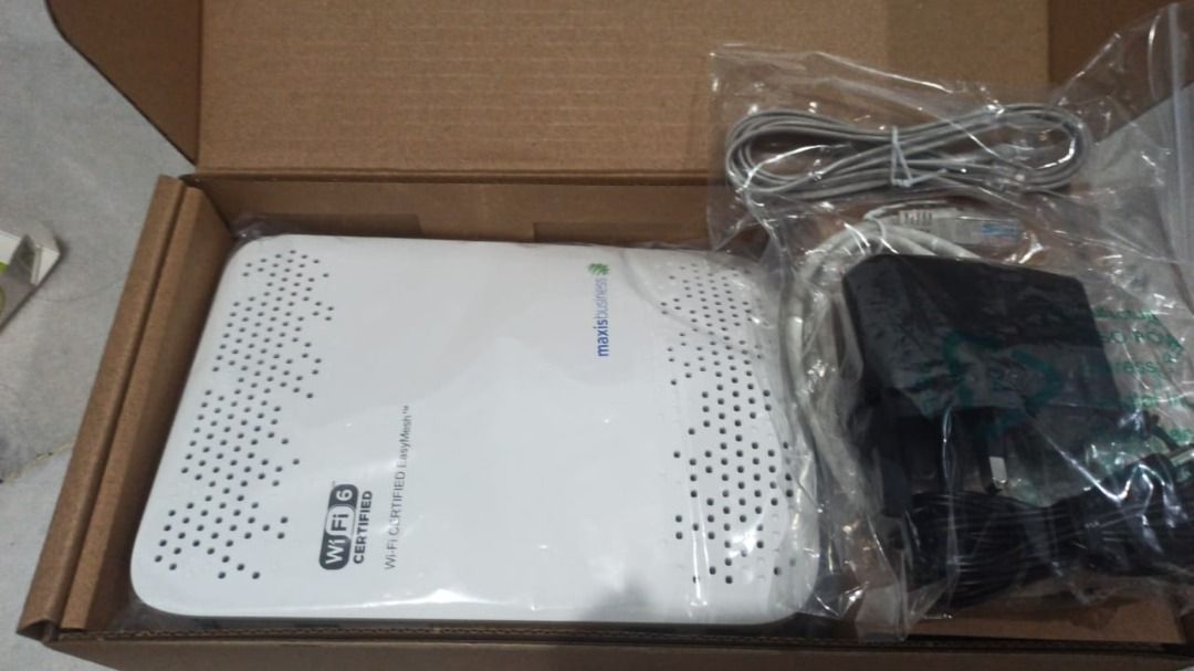 Maxis fibre wifi 6 router, Computers & Tech, Parts & Accessories ...