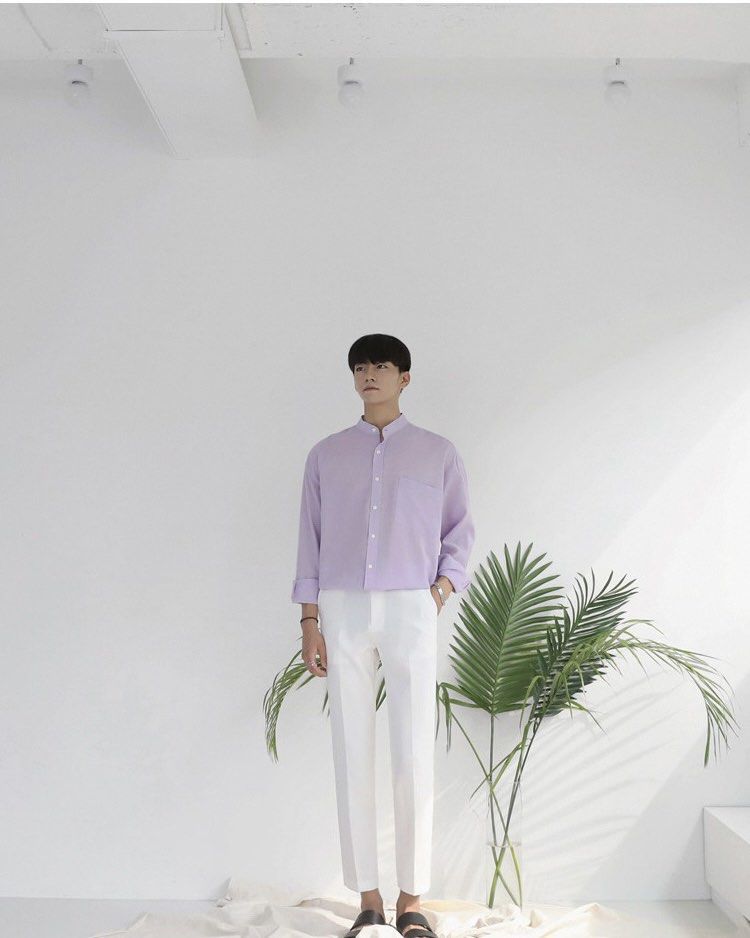 Purple shop casual shirt