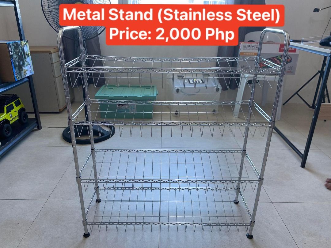 Metal Stand (Stainless Steel), Furniture & Home Living, Furniture
