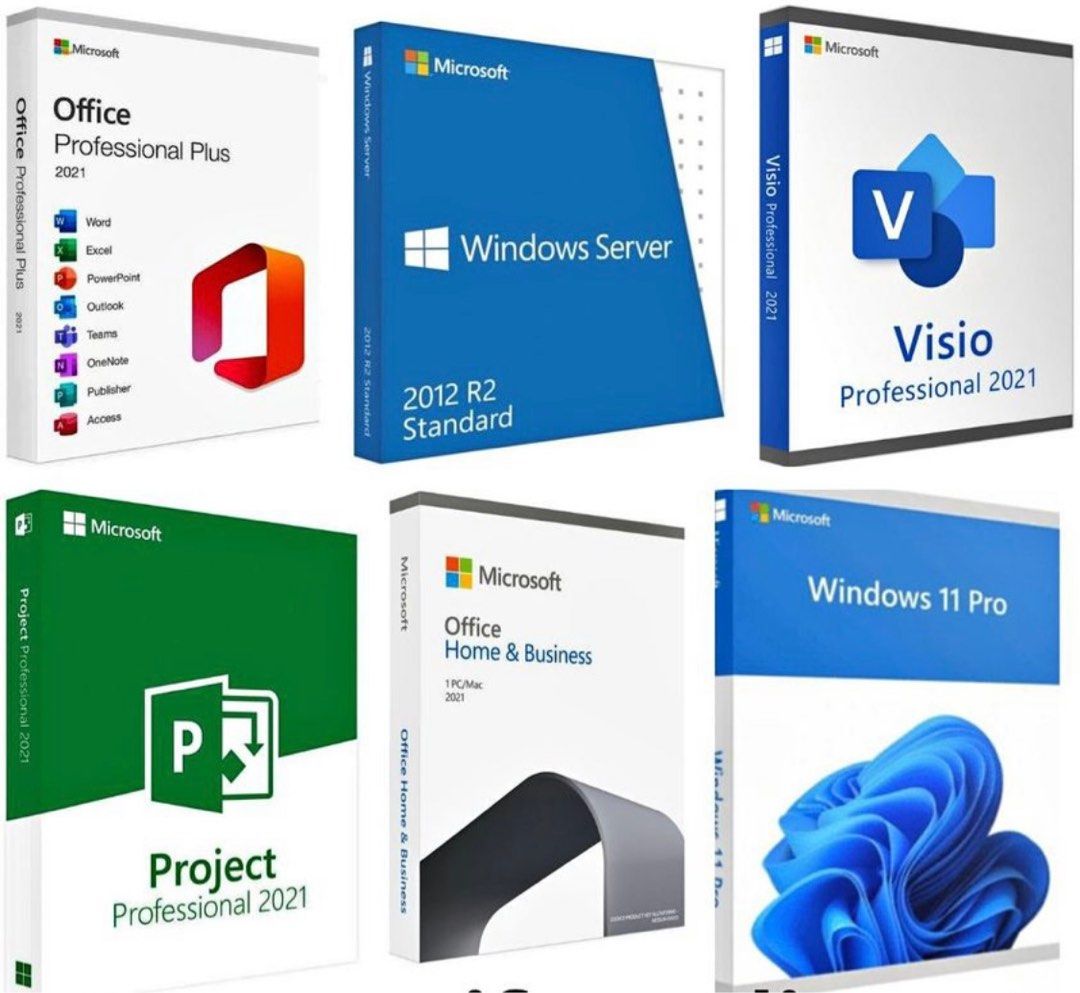 Microsoft office 2021+ Visio/project/ acrobat/ bluebeam/adobe /lightroom/ photoshop/autocad/solidworks/ableton, Electronics, Computer Parts &  Accessories on Carousell