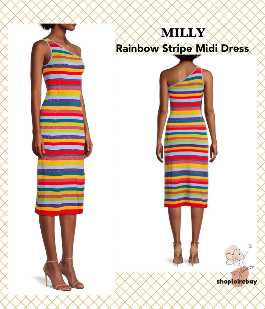 Milly rainbow shop dress