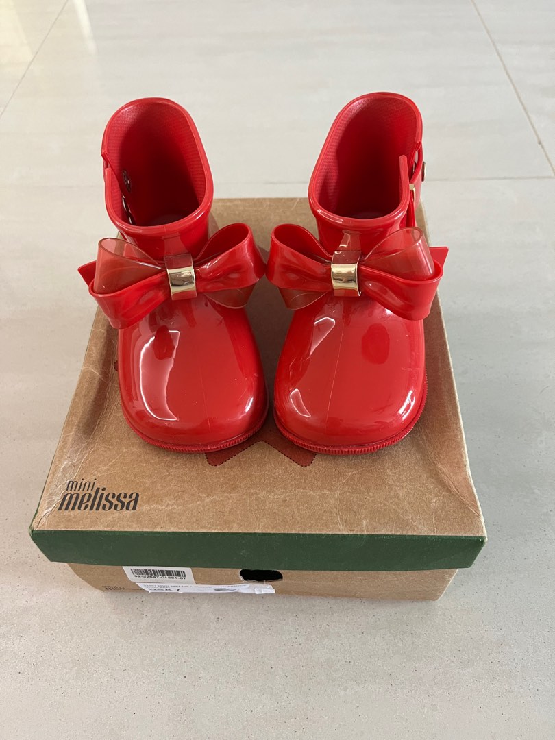 Mini melissa rain boots on sale
