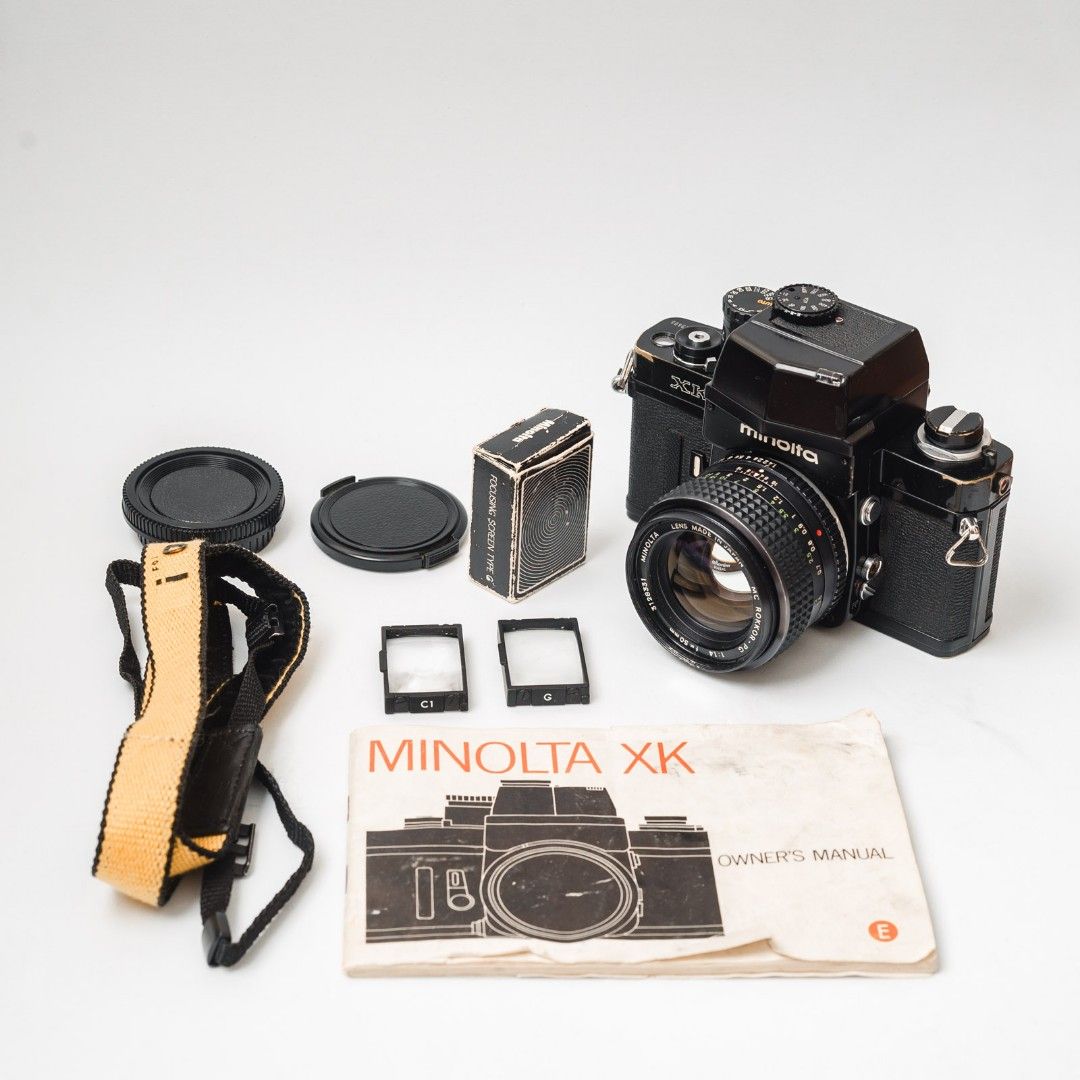 Minolta XK with MC 50mm f1.4 [Film Tested], Photography, Cameras on  Carousell