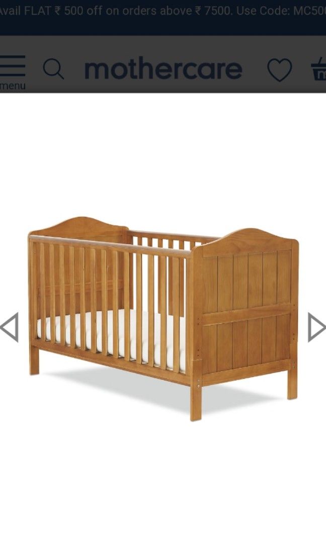Mothercare Darlington cot bed with mattress Babies Kids Baby