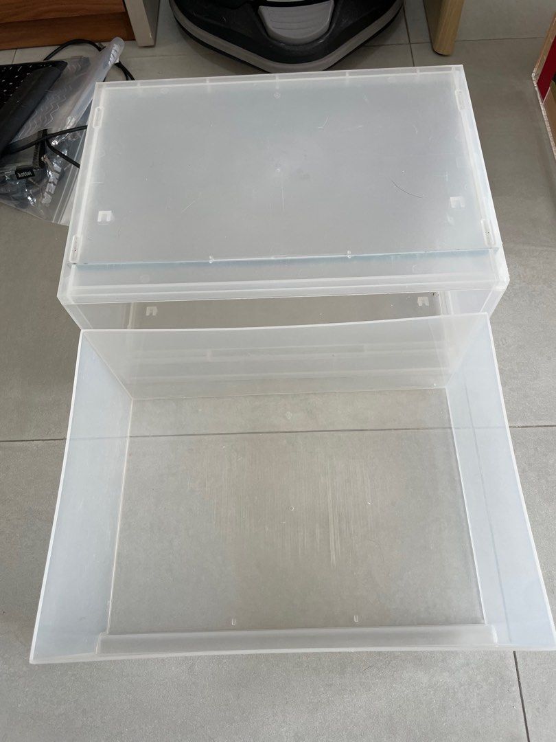 Muji storage boxes, 傢俬＆家居, 其他, 收納箱及袋 Carousell