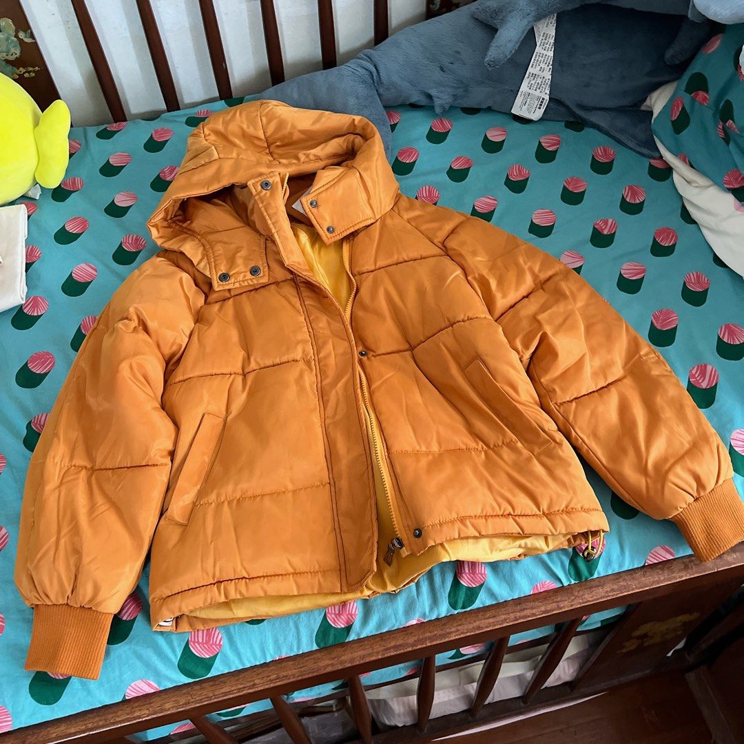Puffer jacket outlet mustard yellow