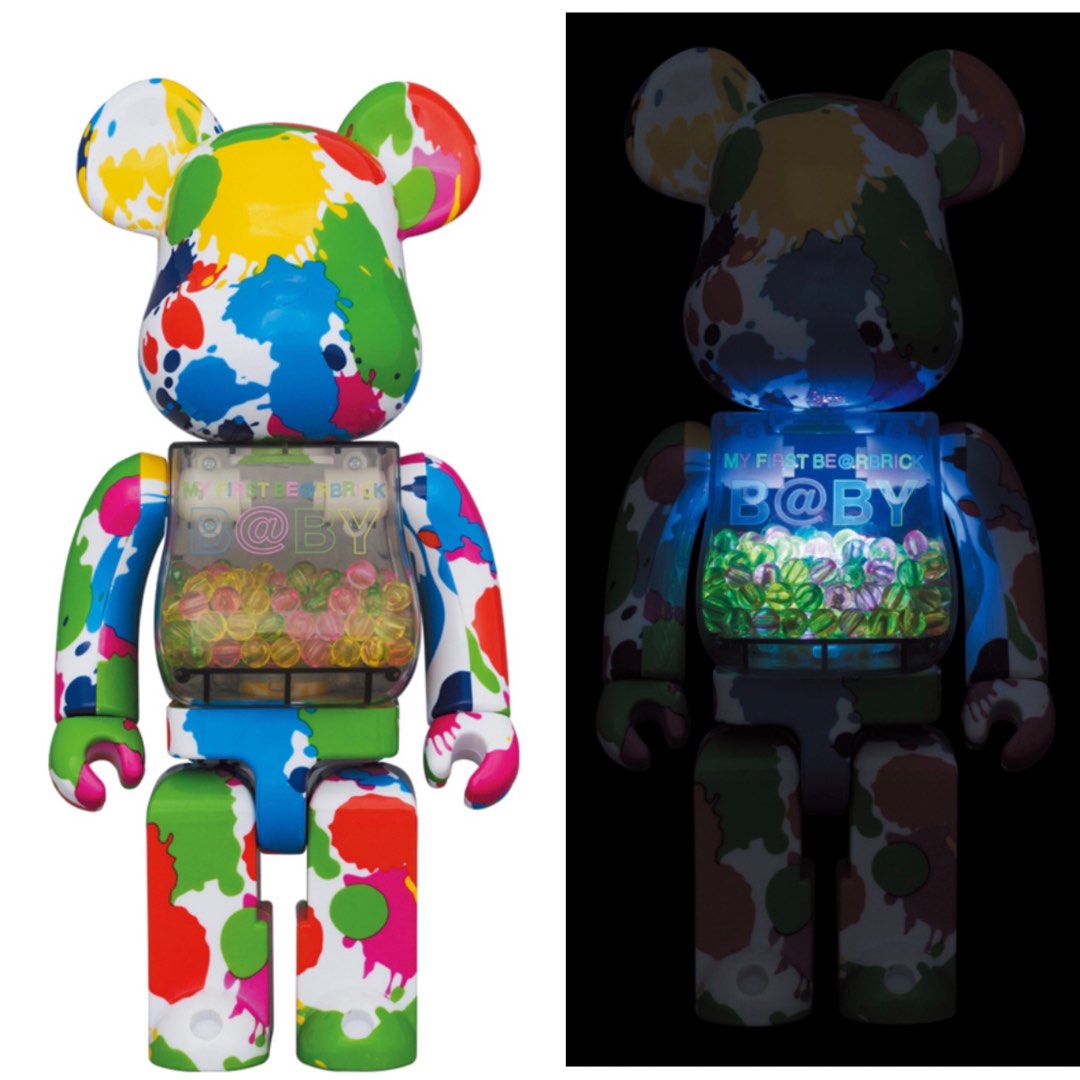 MY FIRST BEaRBRICK BaBY COLOR SPLASH Ver. 400% 1000% be@rbrick b