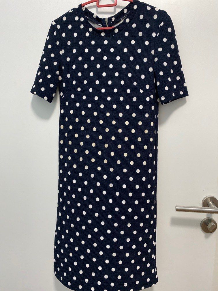 Navy Dot Dress main image 1