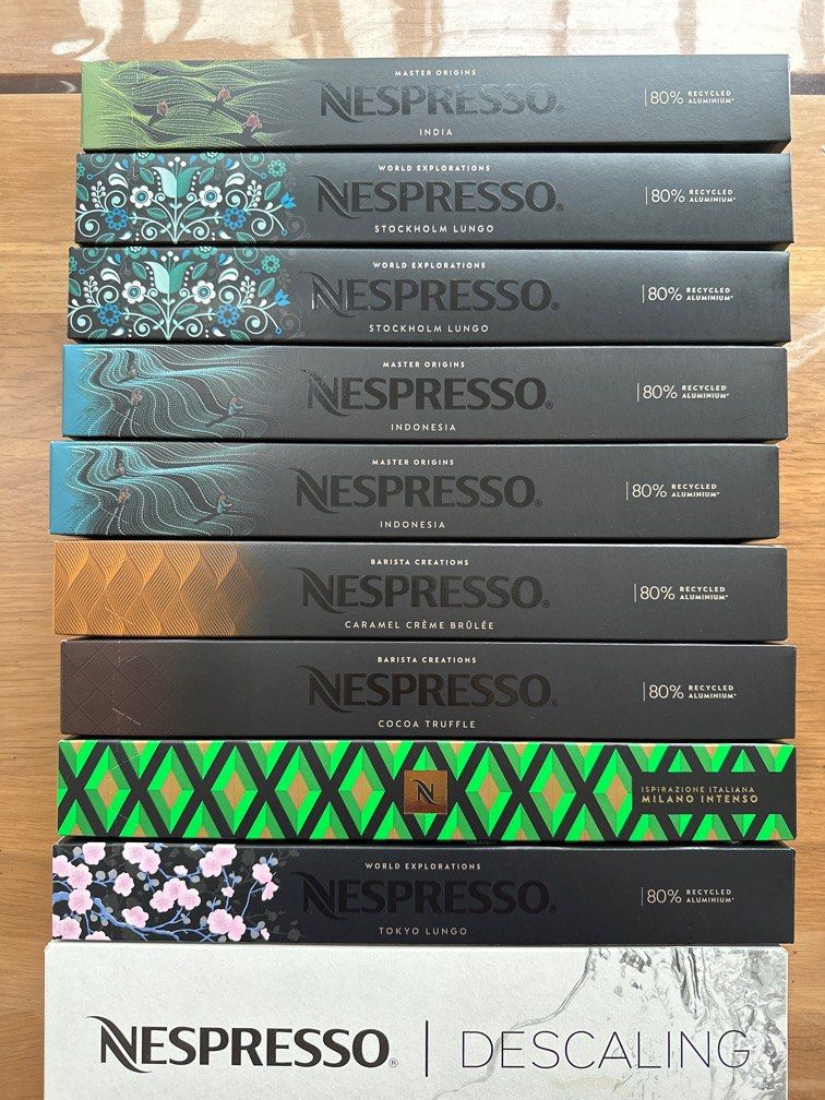 Nespresso new capsules plus descaling item, Food & Drinks, Beverages on