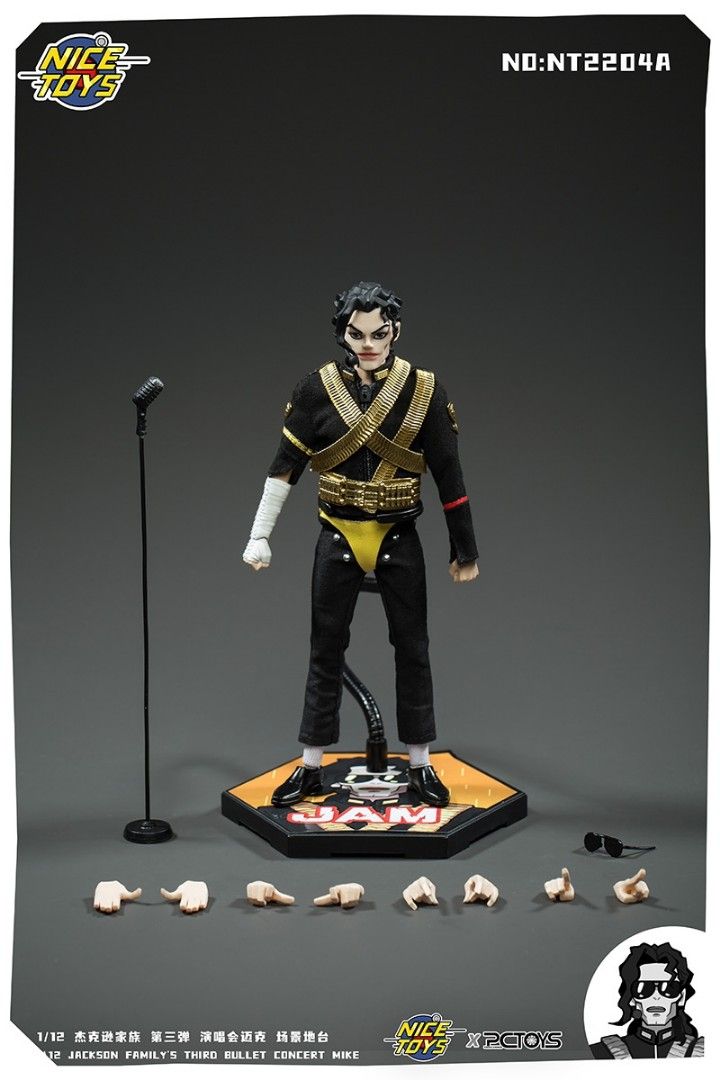 Nicetoys Pctoys 1/12 Concert Mike NT2204A NT2204B NT2204