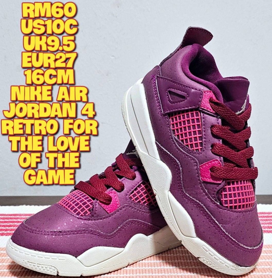 Air jordan 4 for the love of the game clearance