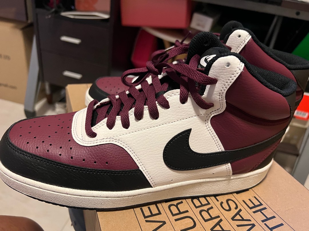 NIKE COURT VISION MID (dark beetroot) Men #39 s Fashion Footwear