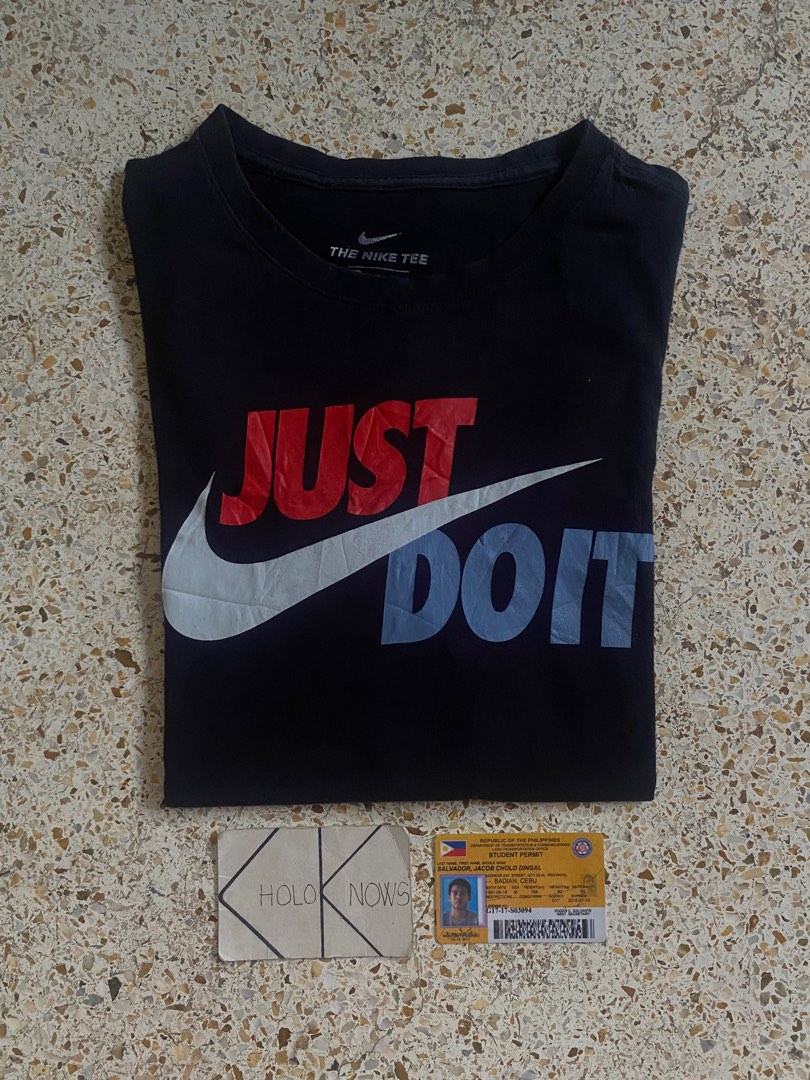 mens nike just do it shirt