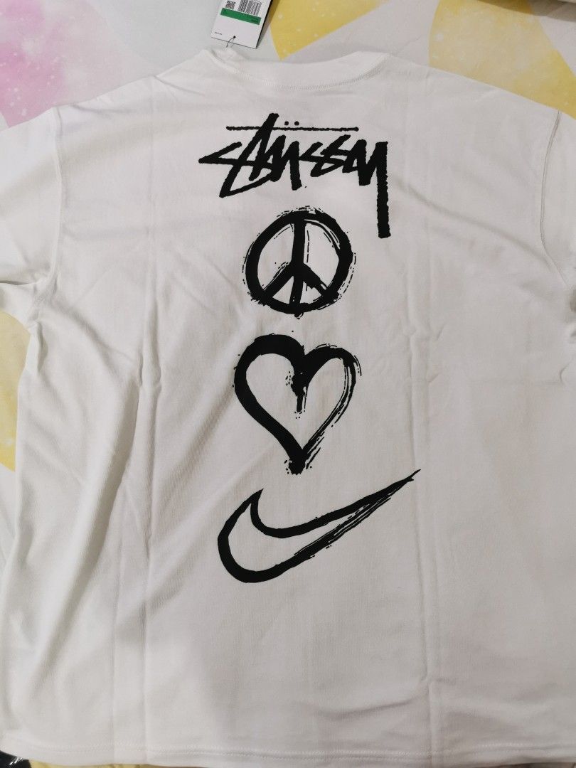 安い販売中 STUSSY× NIKE Peace Love Swoosh Tシャツ XL | www.pro13