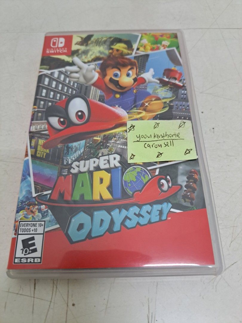 Super mario odyssey switch used on sale