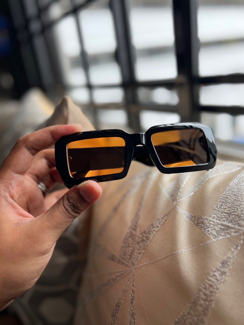 Orange lens sunglasses mens sales