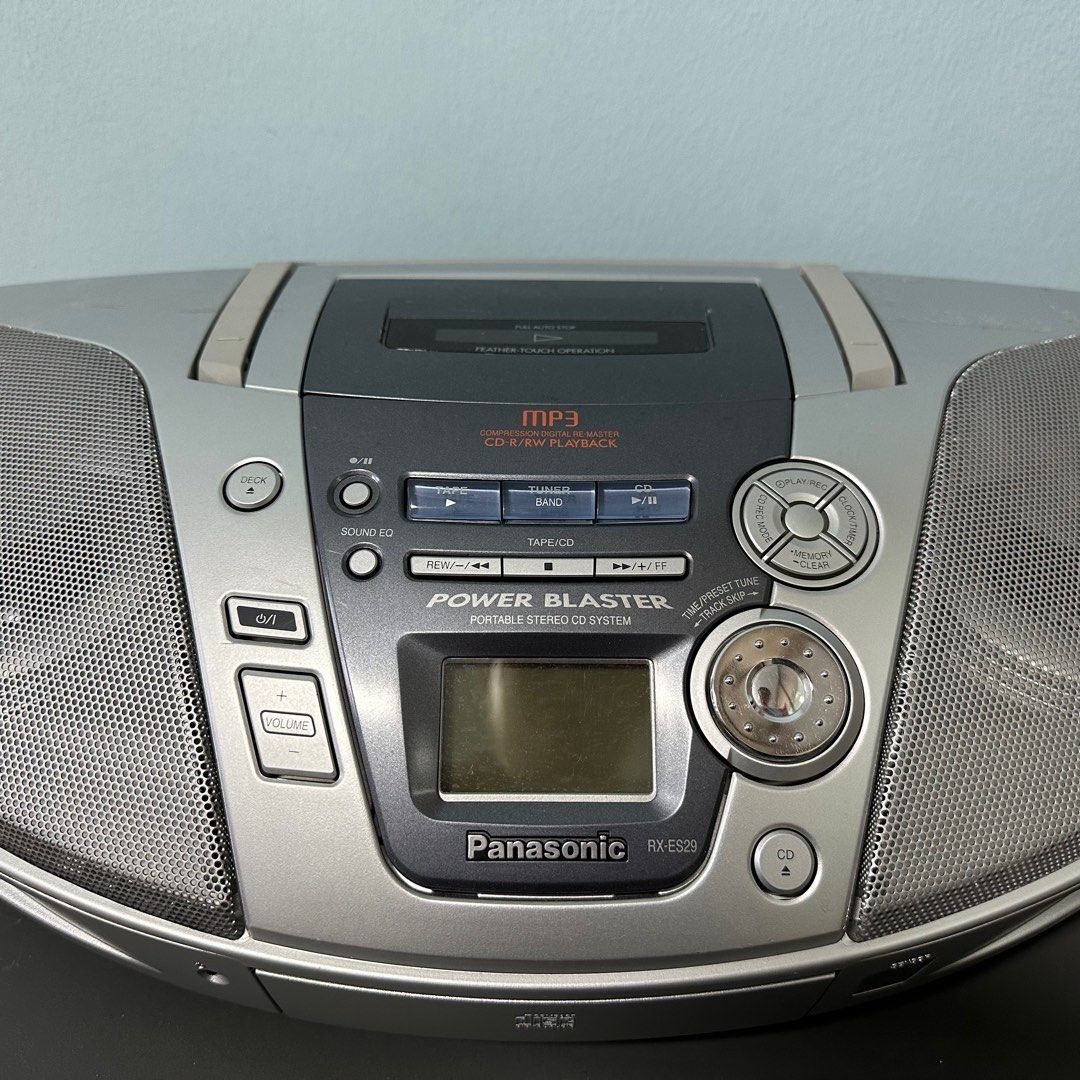 Panasonic RX-ES29 Power Blaster CD / Radio / Cassette Player Vintage ...