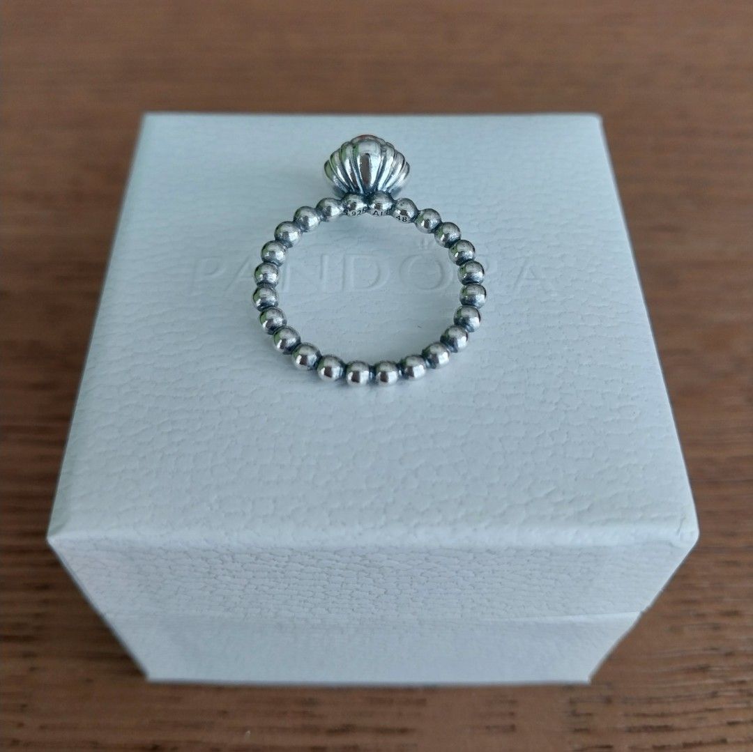 Pandora Carnelian July birthstone ring size 48 Luxury Accessories on Carousell