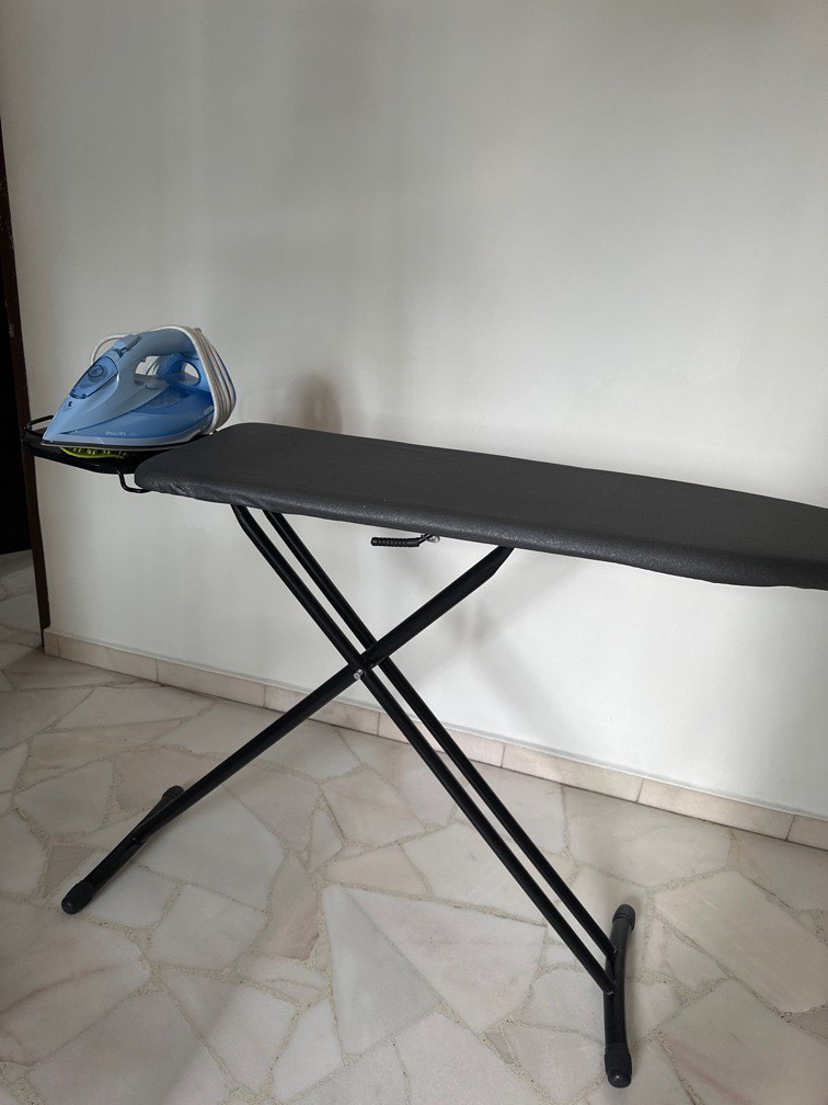 Philips Iron + Iron Board, Furniture & Home Living, Cleaning & Homecare ...