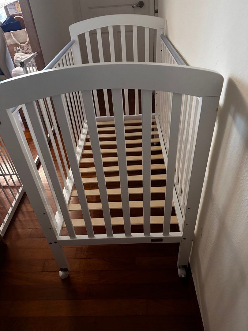 Picket and rail baby cot, Babies & Kids, Baby Nursery & Kids Furniture