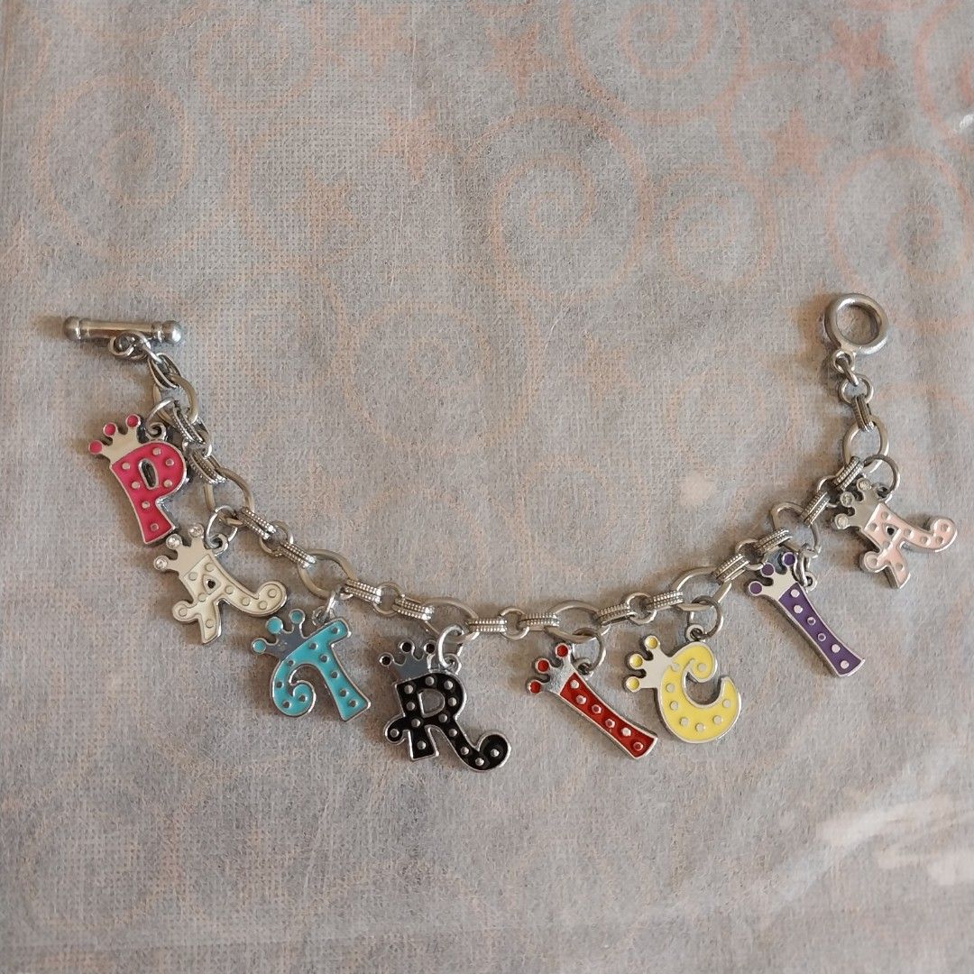 Pinkbox Letter Charm Bracelet