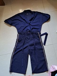 Plains and prints terno