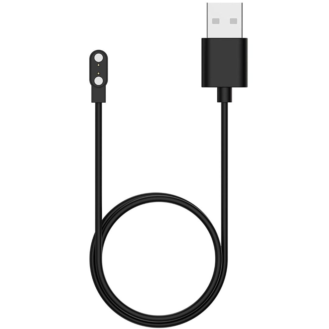 Portable Magnetic Smart Watch Charger USB Charging Cable Cord Replacement for P22D Smartwatch only A 2 Pin Magnetic Suction USB Charging Cable for Smartwatch Black Mobile Phones Gadgets Mobile Gadget