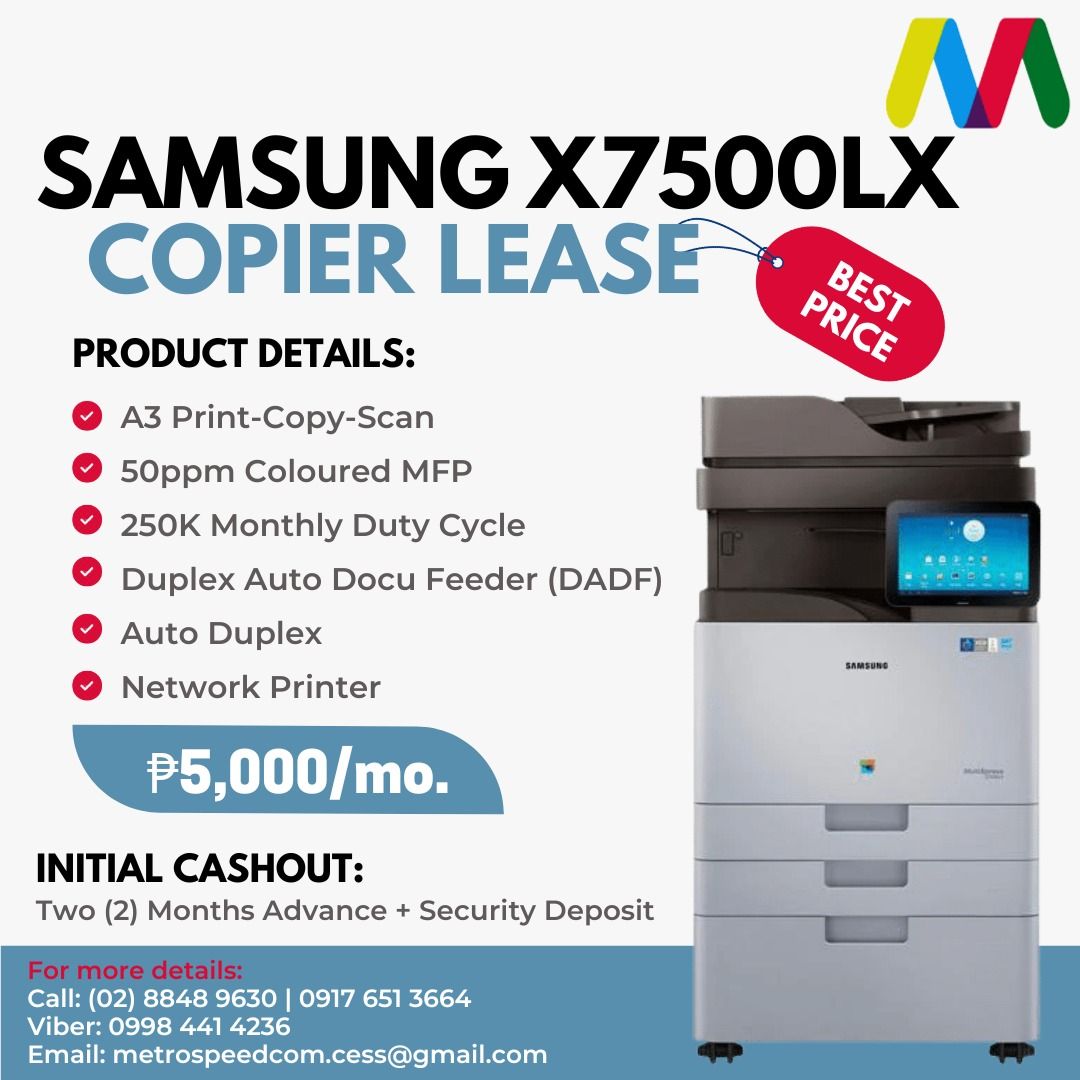 PRINTER RENTALS for as low as 3,000 per month!, Computers & Tech