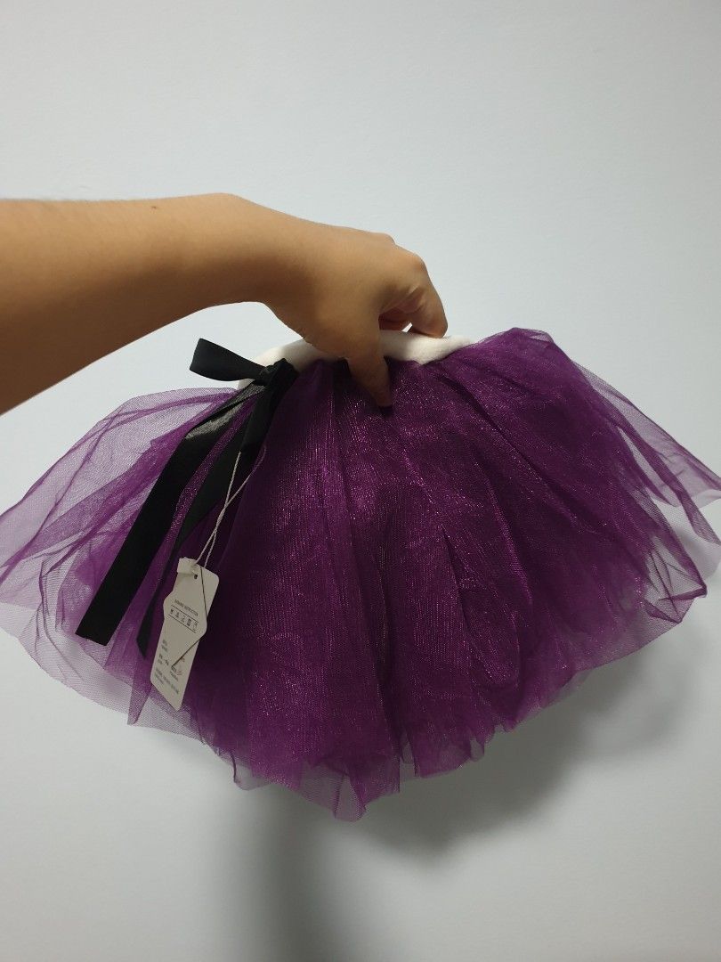 Purple tulle skirt for baby girl, Babies & Kids, Babies & Kids Fashion