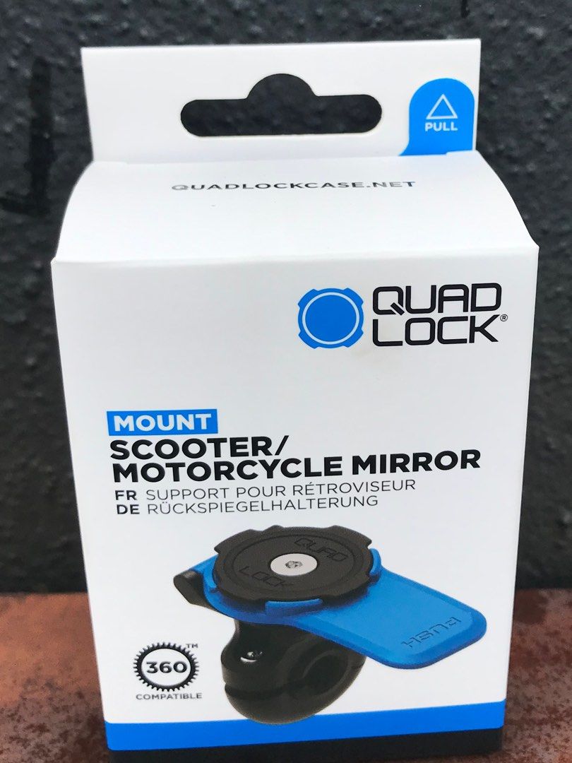 Quad Lock Scooter/Motor Mirror Mount, Mobile Phones & Gadgets, Other