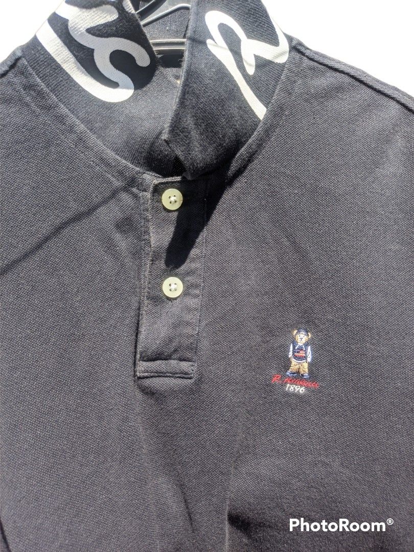 R athletics jeans co (Category: Tshirts & Polo Shirts ) located in Oroquieta. Submitted by thegreatoppa2002 (Listing ID 1222623457, Image 3). Description: R athletics Polo Bear Polo shirt 9/10 cr Dimes 20/27 front (28 back) 300 shipped Mindanao loc.