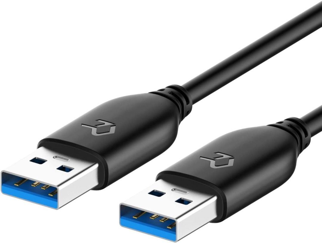 Rankie 1 Pack USB 3.0 Type A to Type A Cable Black (10ft), Computers ...