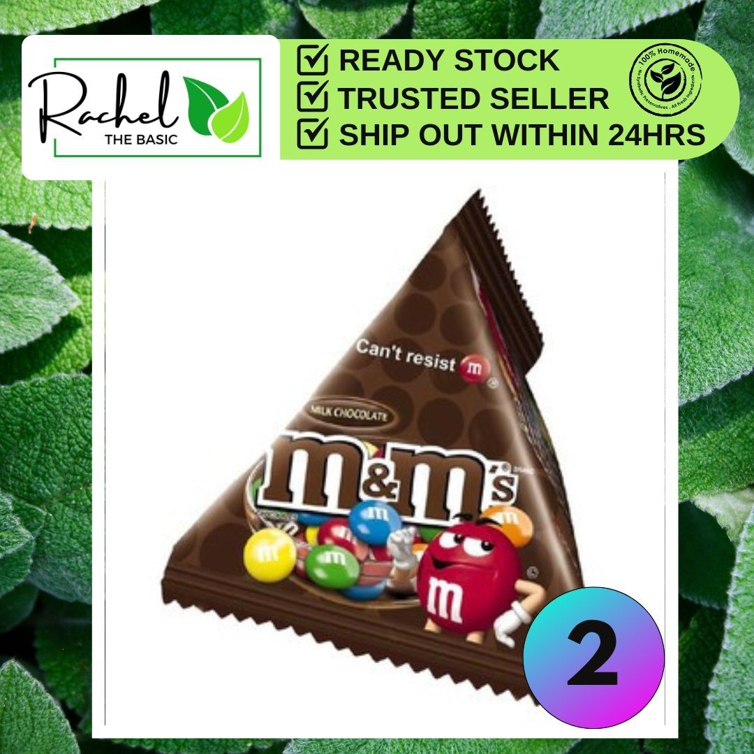 13.5G) M&M's CHOCOLATE FUN SIZE MINI Milk or Peanut Flavors - CHOCOLATE M&M