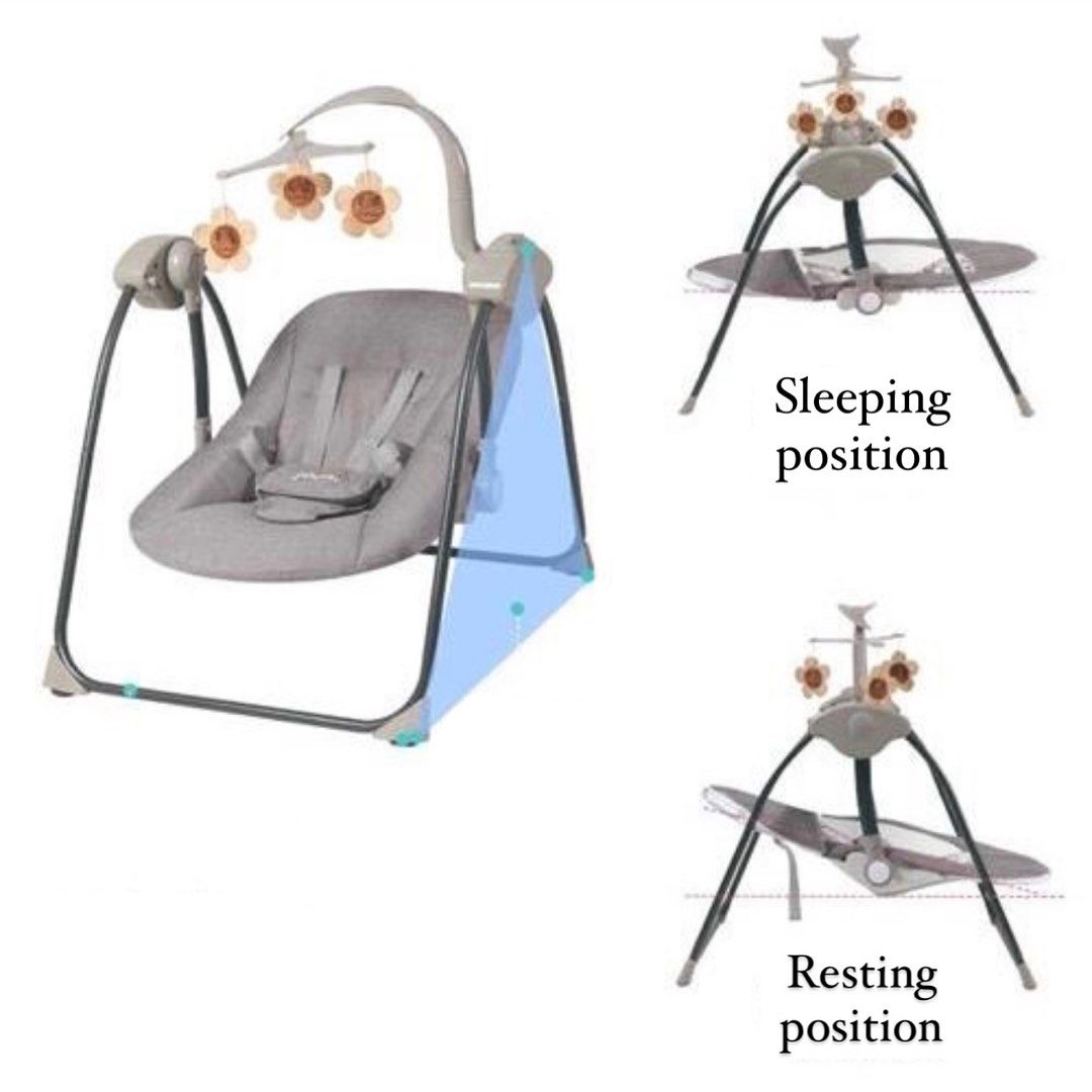 Electric baby outlet swing chair