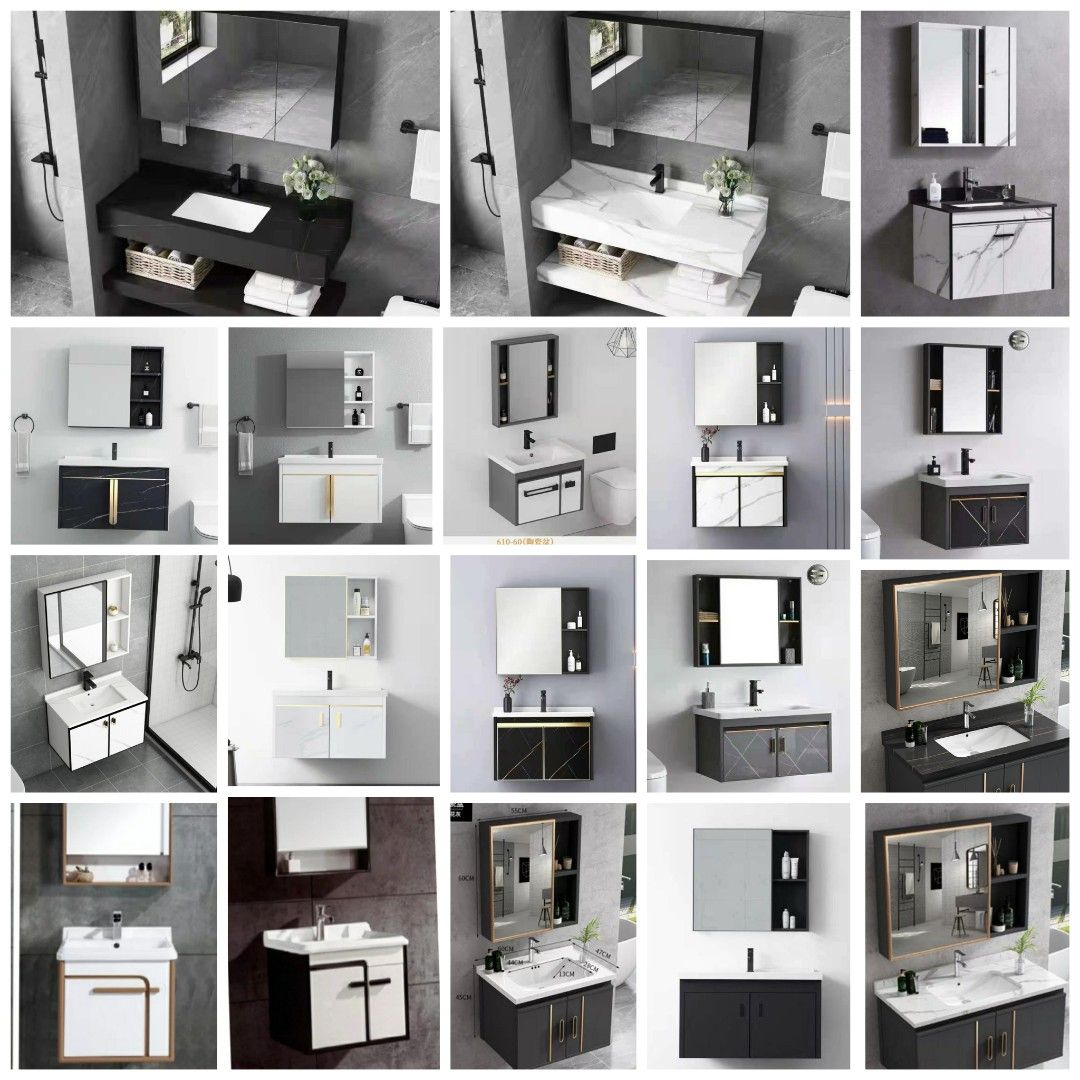 Ready Stocks 60cm Bathroom Vanity Set (Basin Sink Furniture