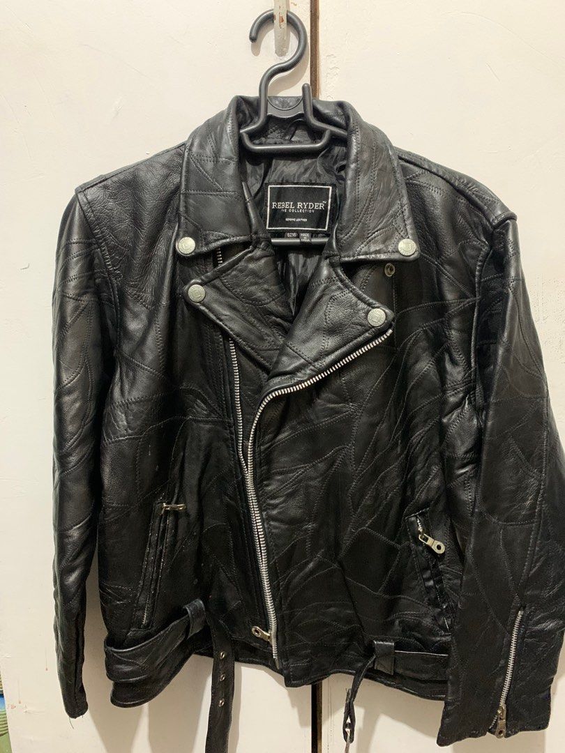 Rebel Ryder Leather Jacket on Carousell