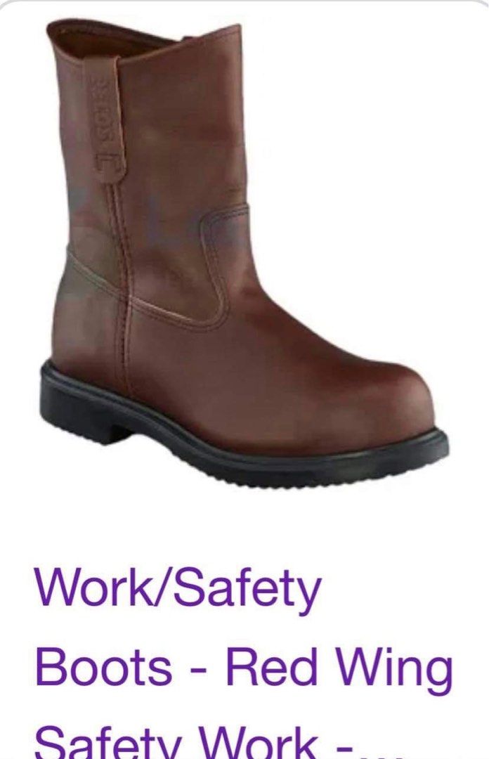Red Wings Safety Boots, Men's Fashion, Footwear, Boots on Carousell