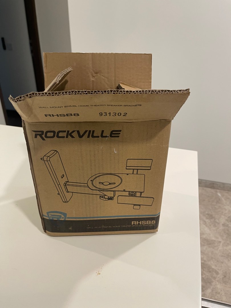 Rockville Speaker Wall Bracket, TV & Home Appliances, TV & Entertainment, TV Parts & Accessories