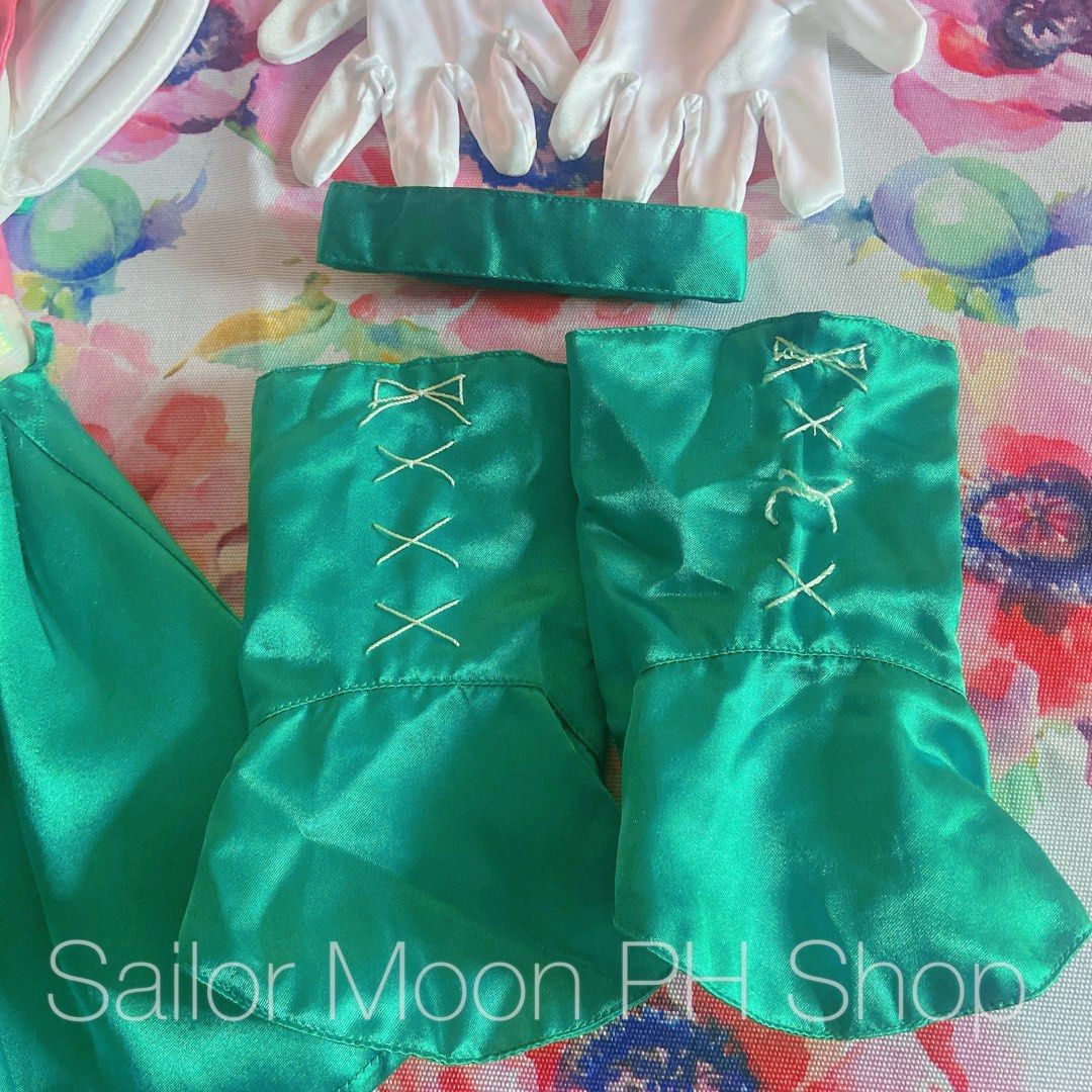 Sailor Jupiter Moon Cosplay Costume Kids set Bandai Japan on Carousell