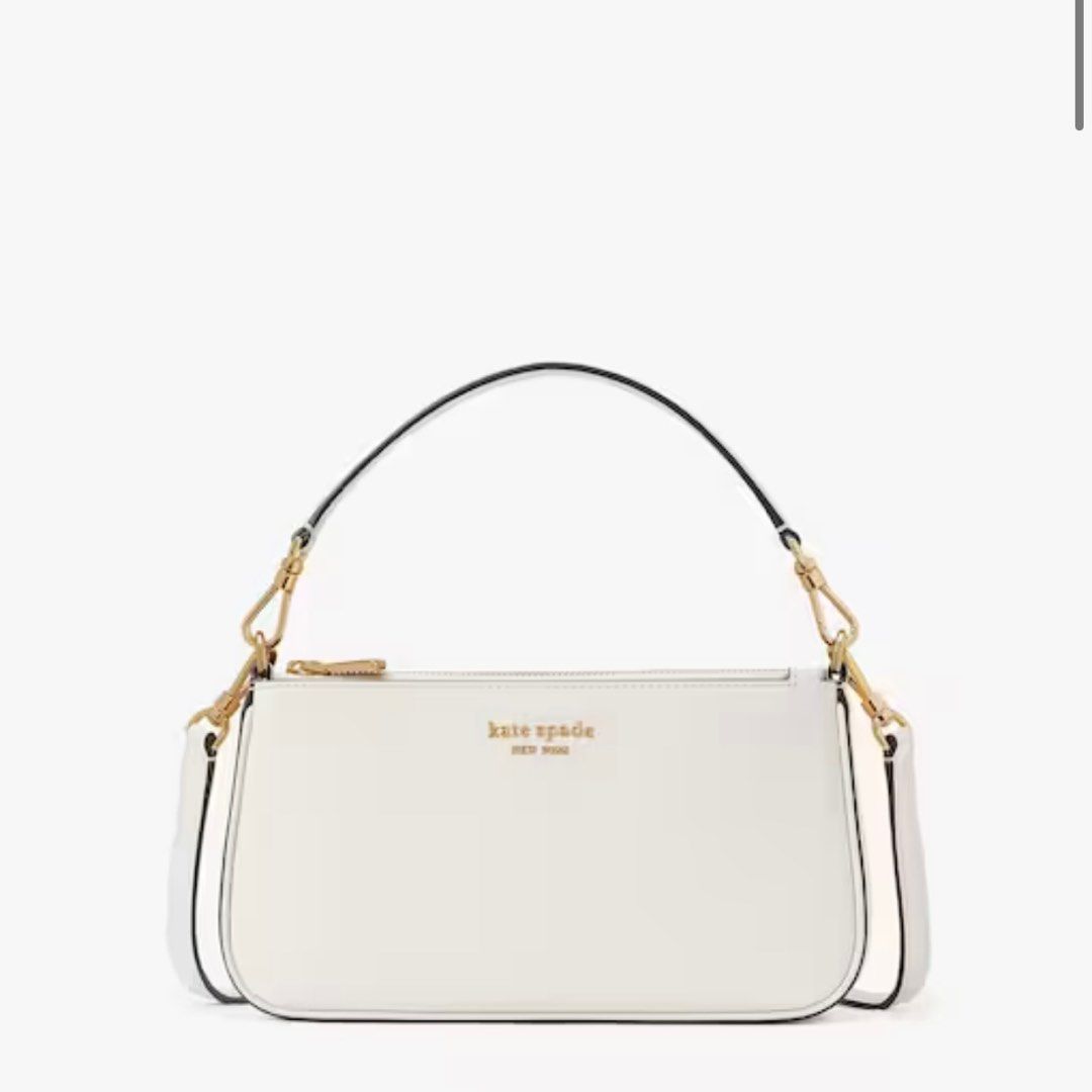 Kate spade white clutch sale