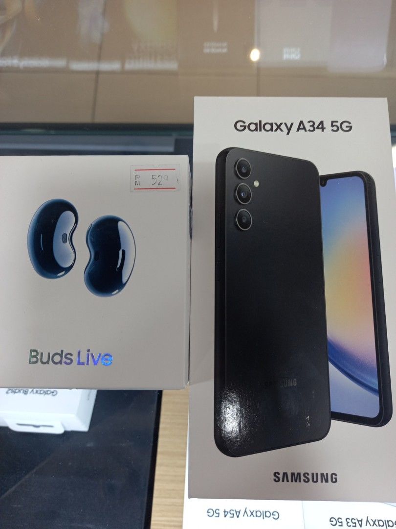 Samsung Galaxy A34 5G + Buds Live